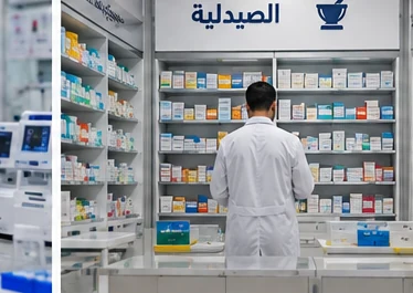 مشهد توضيحي لصيدلية